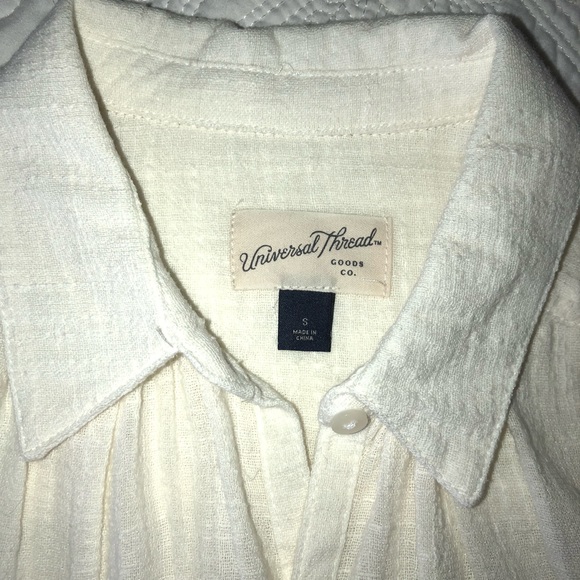 Off white button down - Picture 2 of 5